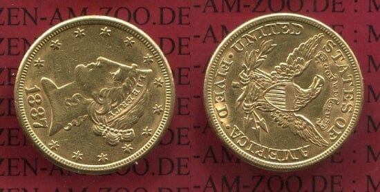 kosuke_dev アメリカ合衆国 5ドル金貨 1886年 美品