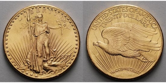 kosuke_dev アメリカ合衆国 フィラデルフィア リバティー 20ドル金貨 1927年 極美品