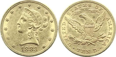 kosuke_dev アメリカ合衆国 10ドル金貨 1883年 美品+
