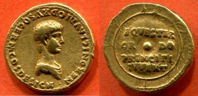 kosuke_dev ローマ帝国　ネロ　54年-68年　アウレウス　金貨　美品