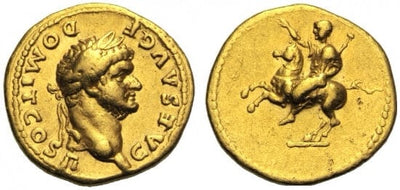 kosuke_dev ローマ帝国　ウェスパシアヌス　69年-79年　アウレウス73　金貨　美品