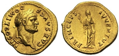 kosuke_dev ローマ帝国　ウェスパシアヌス　75年　アウレウス　金貨　極美品