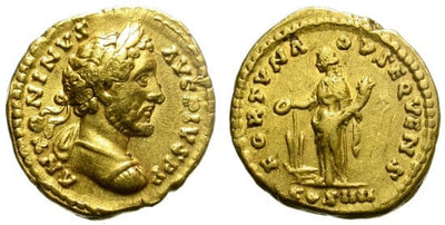 kosuke_dev ローマ帝国　アントニヌス・ピウス　138年-161年　アウレウス　金貨　美品