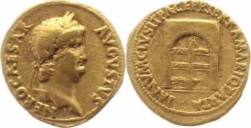 kosuke_dev ローマ帝国 ネロ アウレウス金貨 54-68年 美品