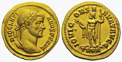 284年古代ローマ ディオクレティアヌス アルジェンテウス銀貨 NGC MS