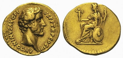 kosuke_dev ローマ帝国 アントニヌス・ピウス アウレウス貨 145-161年 極美品