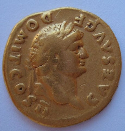 kosuke_dev ローマ帝国 ドミティアヌス アウレウス金貨 73年 美品
