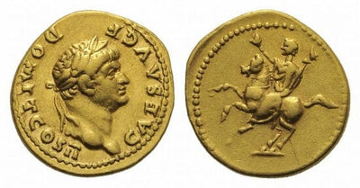 kosuke_dev ローマ帝国 ドミティアヌス アウレウス金貨 73/75年 極美品