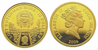 kosuke_dev クック島 エリザベス2世 10ドル金貨 2006年 プルーフ