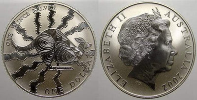 kosuke_dev オーストラリア　エリザベス2世　2002年　1ドル　銀貨　未使用　MS65-70
