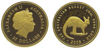 kosuke_dev オーストラリア　エリザベス2世　2005年　25ドル　金貨　プルーフ