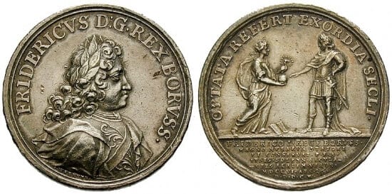 kosuke_dev 神聖ローマ帝国　ブランデンブルク=プロイセン　フリードリヒ1世　1706年　200年記念銀貨　極美品