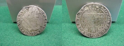 kosuke_dev 神聖ローマ帝国　ブランデンブルク=プロイセン　フリードリヒ・ヴィルヘルム　1667年　1/3ターラー　硬貨　並品