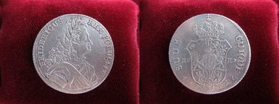 kosuke_dev 神聖ローマ帝国　ブランデンブルク=プロイセン　フリードリヒ1世　1712年　2/3ターラー　銀貨　美品