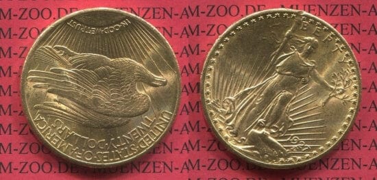 kosuke_dev 北米　アメリカ　ダブルイーグル　20ドル　1927年　金貨　未使用　MS61
