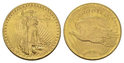 kosuke_dev 北米　アメリカ　リバティー　フィラデルフィア　20ドル　1924年　金貨　準未使用