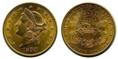 kosuke_dev 北米　アメリカ　リバティー　20ドル　1894年　金貨　極美品