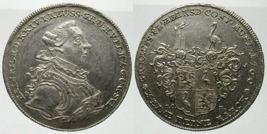 kosuke_dev エーバースドルフ ハインリヒ24世 ターレル 1766年 AU