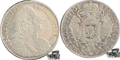 kosuke_dev ウンガルム 1ターレル銀貨 1736年 極美品