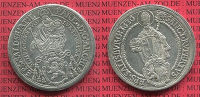 kosuke_dev ザルツブルグ ターレル銀貨 1630年 AU50