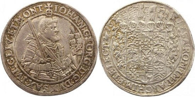 kosuke_dev 神聖ローマ帝国　ザクセン選帝侯　ヨハン・ゲオルク1世　１６１７年　硬貨　ターレル　美品