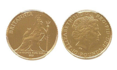 2013 Britannia BU 10 Pound Gold