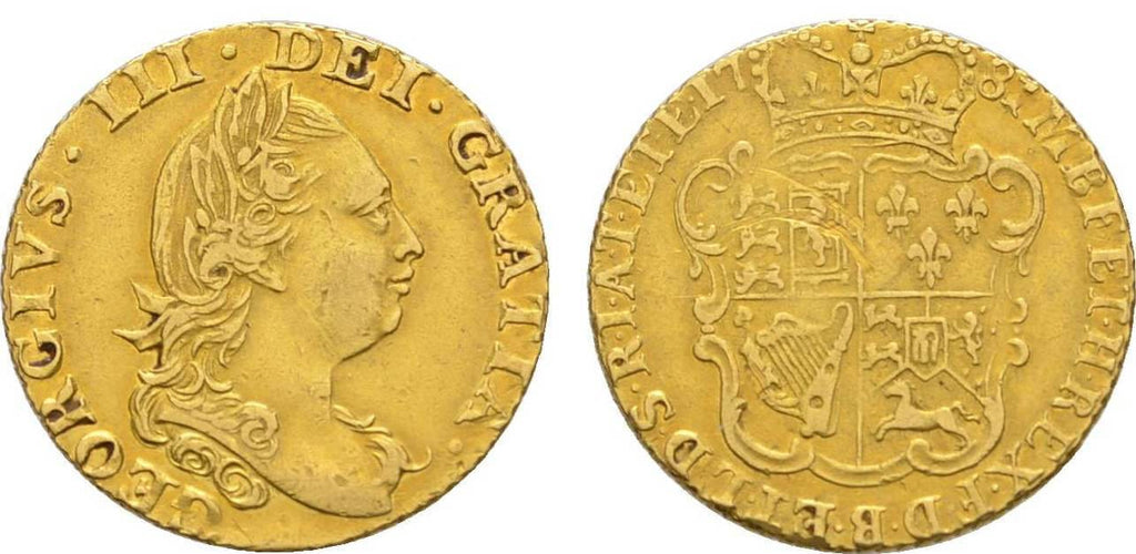 kosuke_dev イギリス ジョージ3世 1781年 ハーフギニー金貨 美品