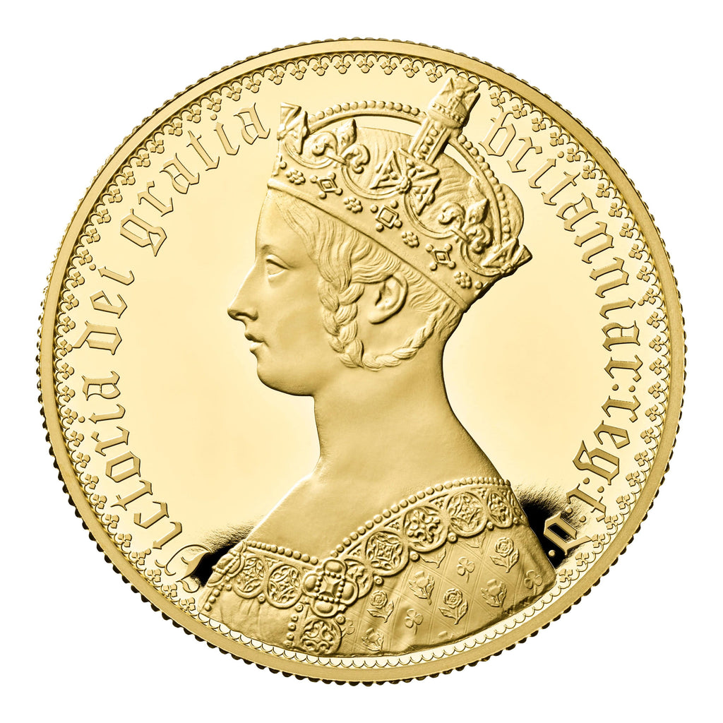 アンティークコインギャラリア 2022 ロイヤルミント 新作ゴシッククラウン ヴィクトリア女王肖像 2オンス金貨 PF70 ULTRA CAMEO    FDI