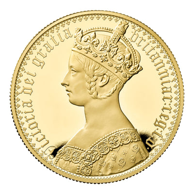 アンティークコインギャラリア 2022 ロイヤルミント 新作ゴシッククラウン ヴィクトリア女王肖像 5オンス金貨