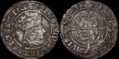 kosuke_dev イギリス ヘンリー8世 グロート銀貨（1509～1526年） ロイヤルミント 美品