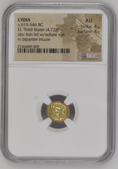 アンティークコインギャラリア BC 610-546 リュディア EL Third-Stater 金貨