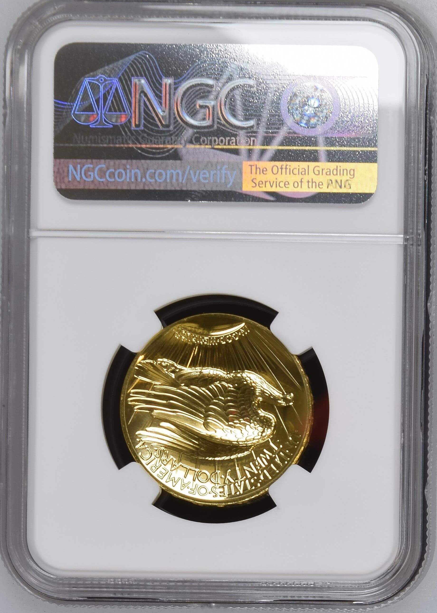 2009年 アメリカ ウルトラハイレリーフ金貨 NGC MS70DPL