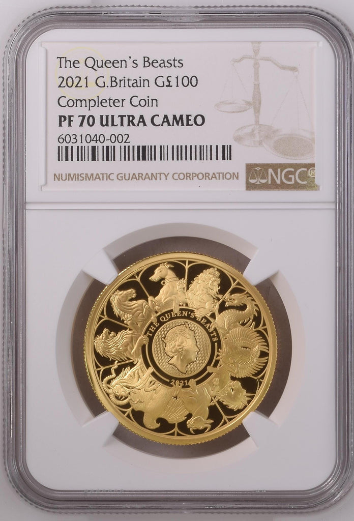 2021年 クイーンズビースト コンプリーター 1オンス金貨 NGC PF70UC