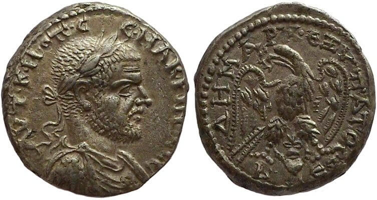 kosuke_dev 古代ローマ マクリヌス 217-218年 テトラドラクマ銀貨 極美品