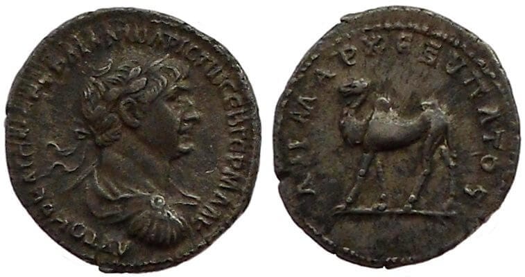 kosuke_dev 古代ローマ トラヤヌス 114-116年 ドラクマ銀貨 極美品