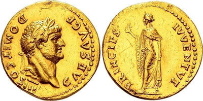 kosuke_dev 古代ローマ ドミティアヌス 75年 アウレウス金貨 美品