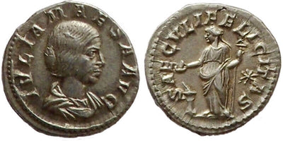 kosuke_dev 古代ローマ ユリア・マエサ 218-223年 デナリウス銀貨 極美品