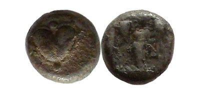 kosuke_dev 古代ギリシャ キレナイカ キュレネ王国  紀元前500-480年 ヘミドラクマ銀貨 美品