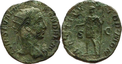 kosuke_dev 古代ローマ アレクサンデル・セウェルス 222-231年 デュポンディウス銅貨 美品