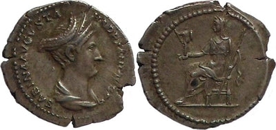 kosuke_dev 古代ローマ サビナ 128-134年 デナリウス銀貨 Choice 美品
