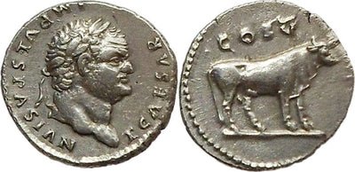 kosuke_dev 古代ローマ ティトゥス 76年 デナリウス銀貨 極美品