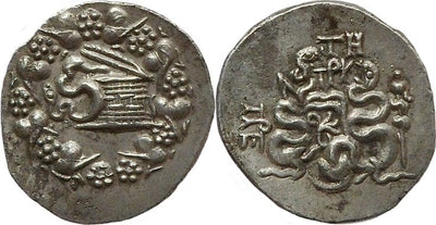 kosuke_dev 古代ギリシャ ミシア ペルガモン キストフォリック 紀元前133-67年 テトラドラクマ銀貨 美品
