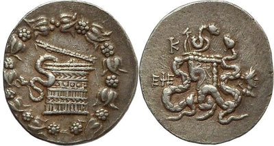 kosuke_dev 古代ギリシャ イオニア エフェソス 紀元前140-139年 テトラドラクマ銀貨 美品