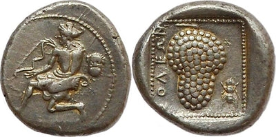 kosuke_dev 古代ギリシャ キリキア ソロイ 紀元前425-400年 ステーター銀貨 極美品