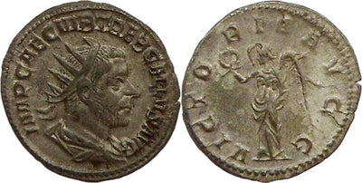 kosuke_dev 古代ローマ トレボニアヌス・ガッルス 250-251年 アントニニアヌス銀貨 極美品