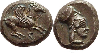kosuke_dev 古代ギリシャ アカルナニア レウカス 紀元前470-450年 ステーター銀貨 極美品