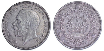 kosuke_dev イギリス ジョージ5世 1931年 クラウン銀貨 極美品