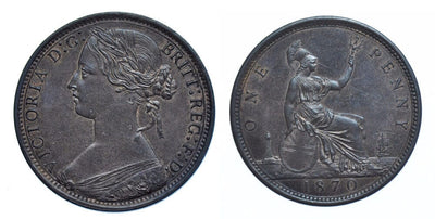 GB Victoria 1870 PENNY