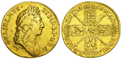 kosuke_dev イギリス ウィリアム3世 1695年 ギニー金貨 美品