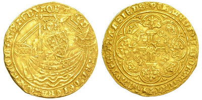kosuke_dev イギリス エドワード3世 1361～1369年 ノーブル金貨 美品